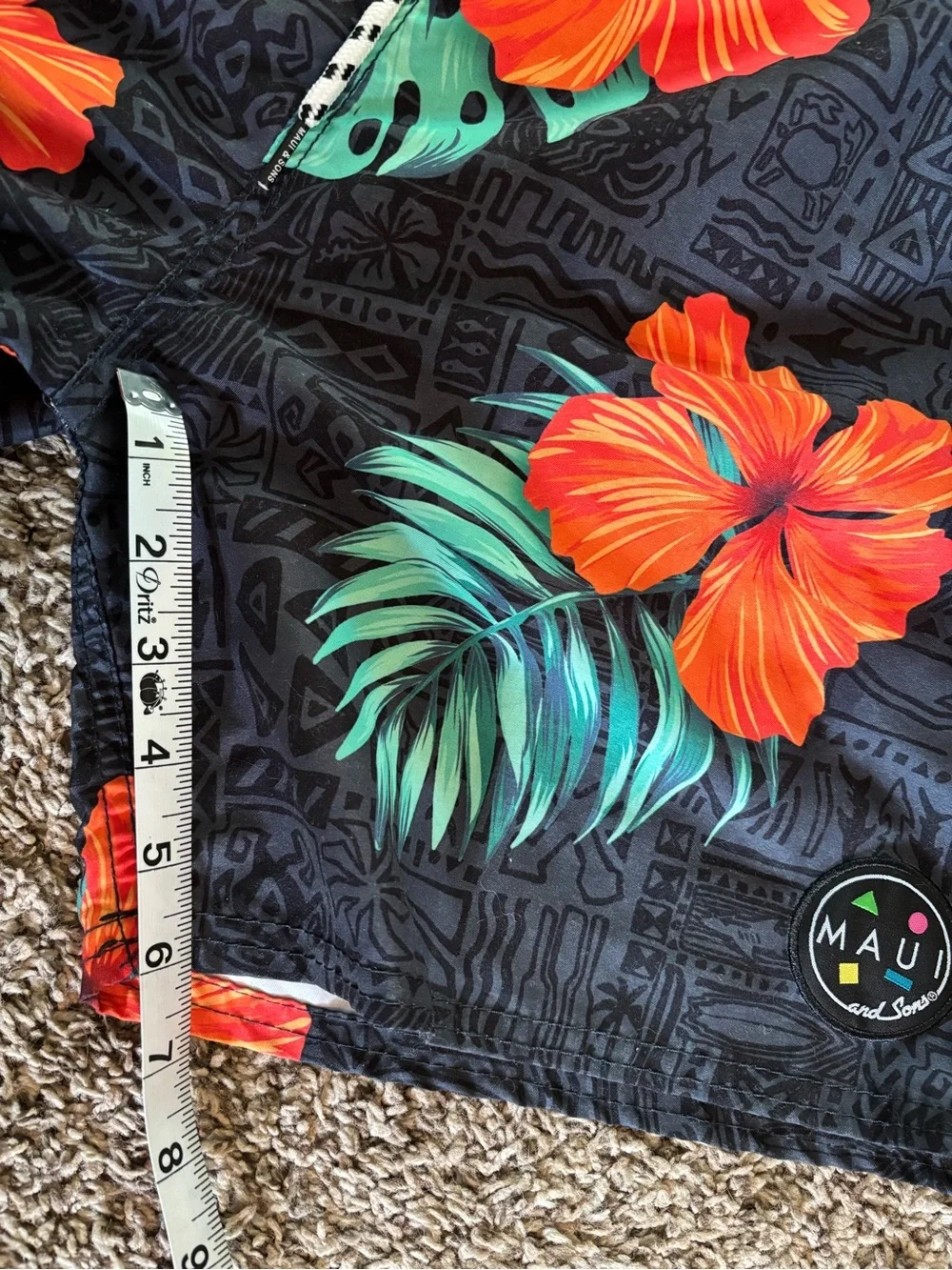 Maui and Sons floral tribal