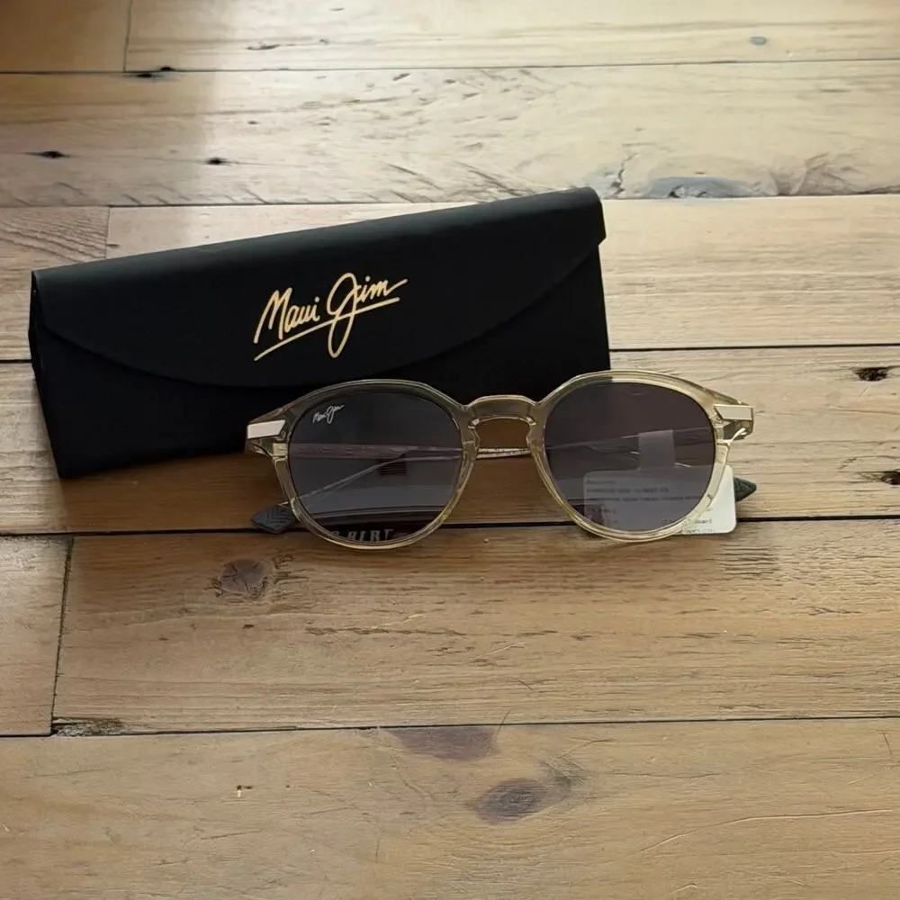 Maui Jim Momi Unisex Silver Sunglasses NWT