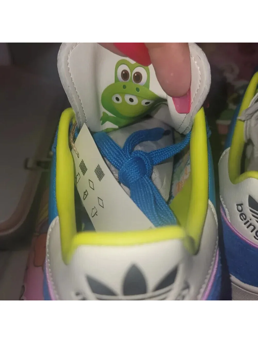 ADIDAS X DISNEY STAN SMITH TOY STORY 'REX & ALIENS' BLUE GZ5991 MENS 9.5 SHOES