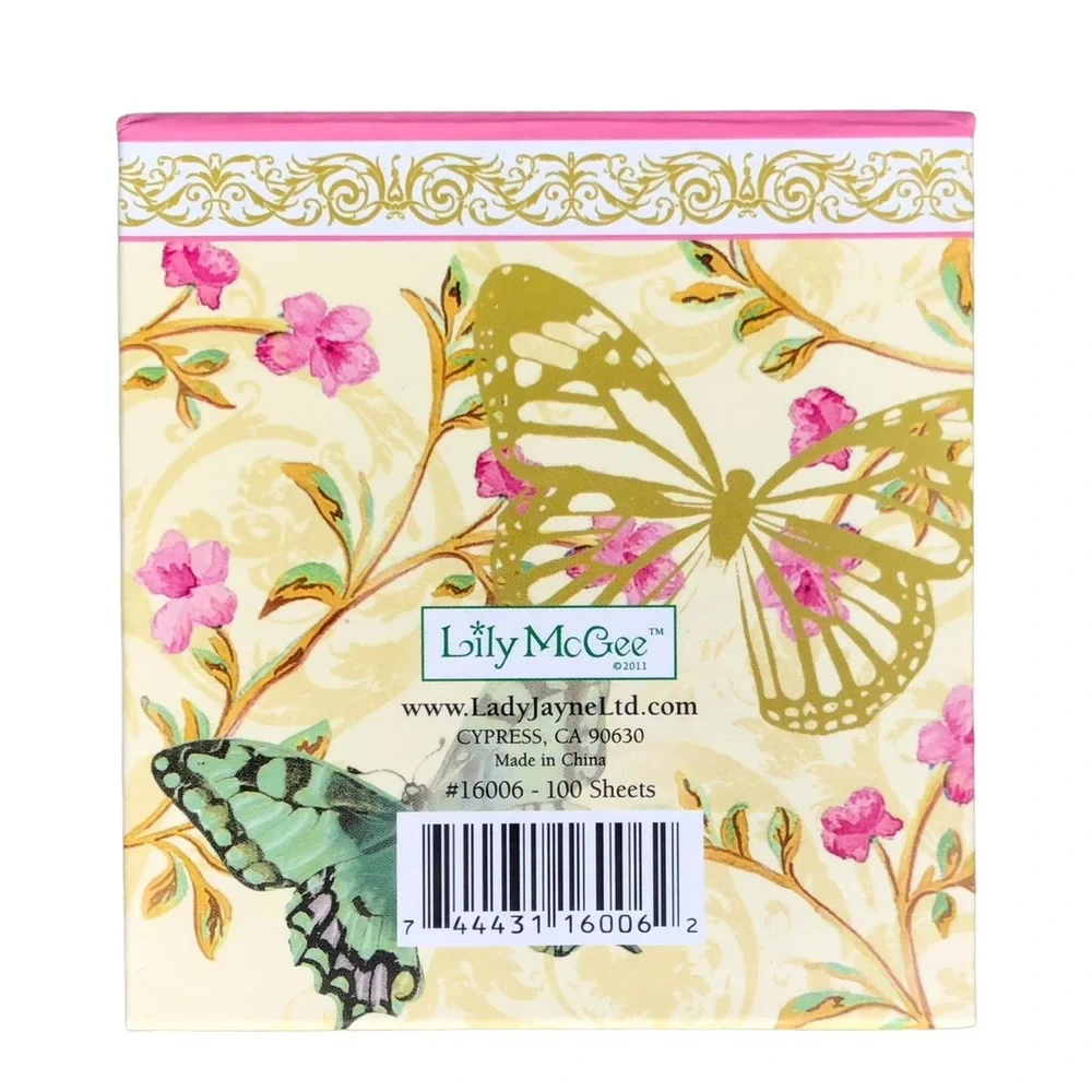 Lily McGee butterfly embellished