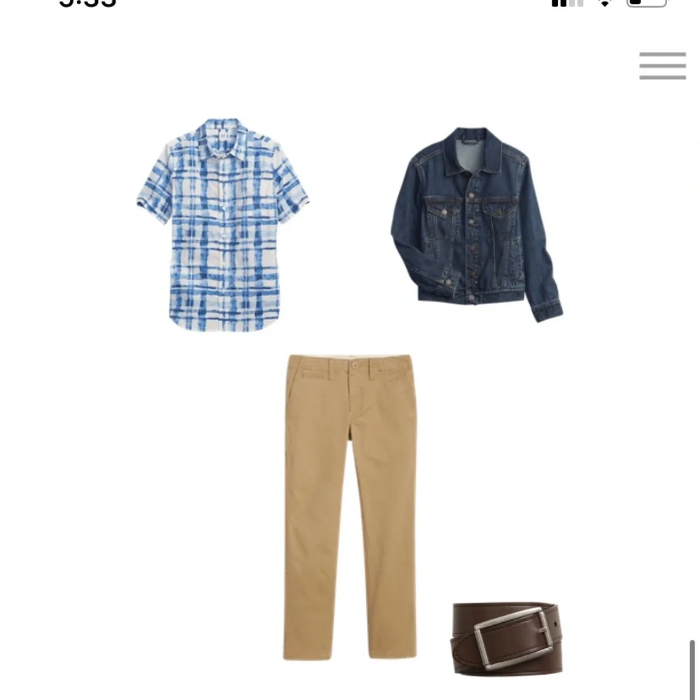 GAP nwt plaid