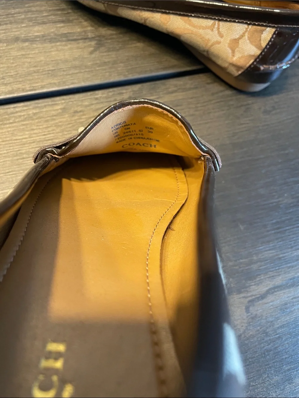 Coach classic loafers