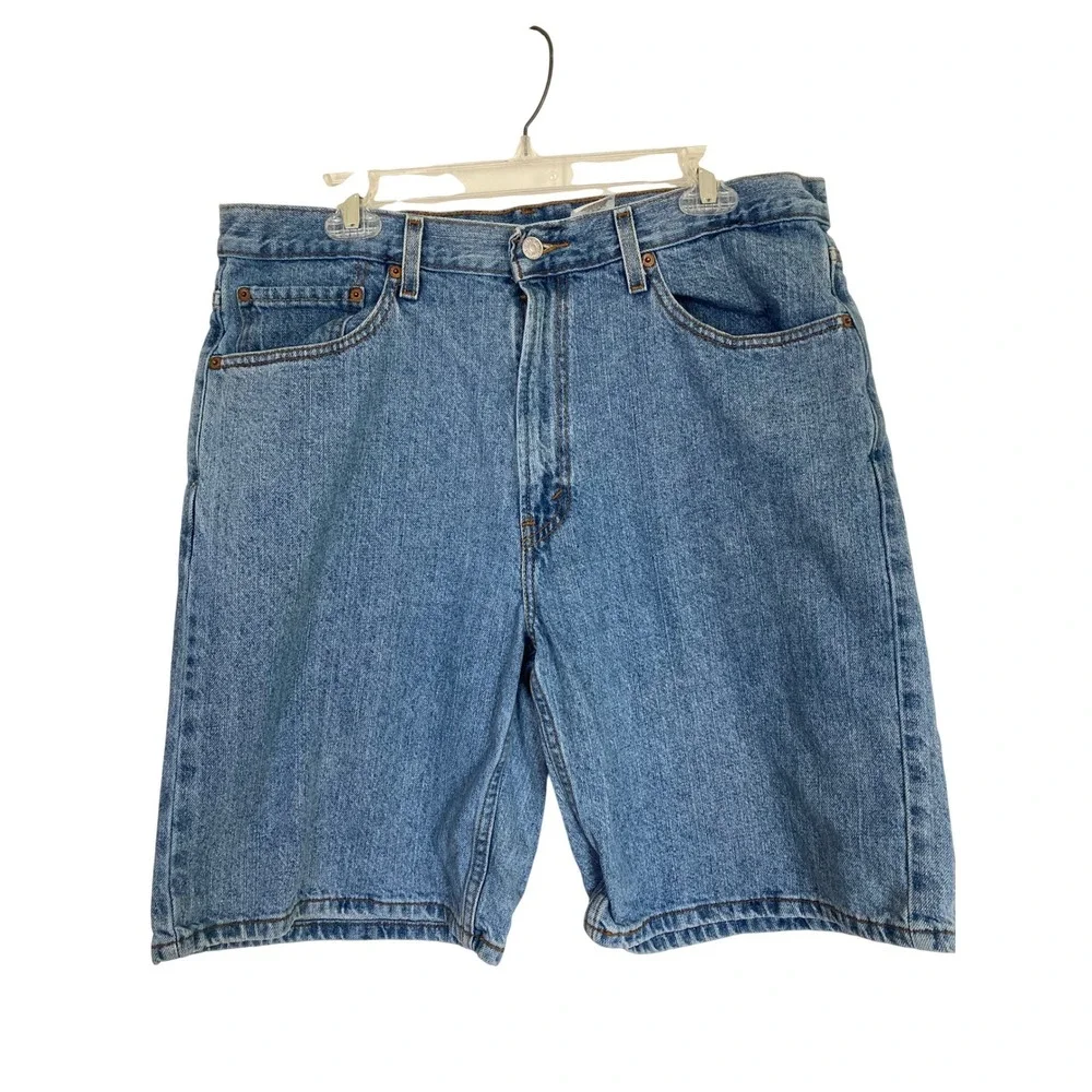 VTG Levis 550 Relaxed Fit Denim Shorts Mens 36 Blue Medium Wash Vintage 5-Pocket