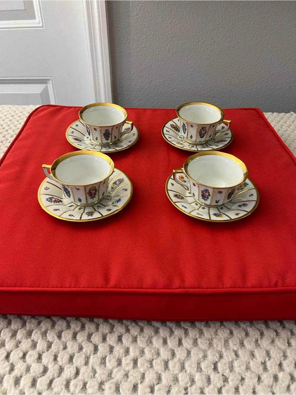 vintage cup and saucer set in this specific Royal Copenhagen 