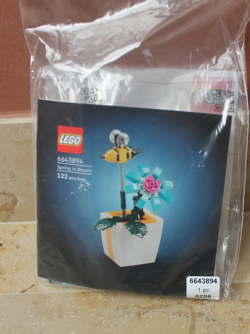 Lego Spring In Bloom Moving Bee Building Toy Set, 6568276, 122 Pieces, NEW