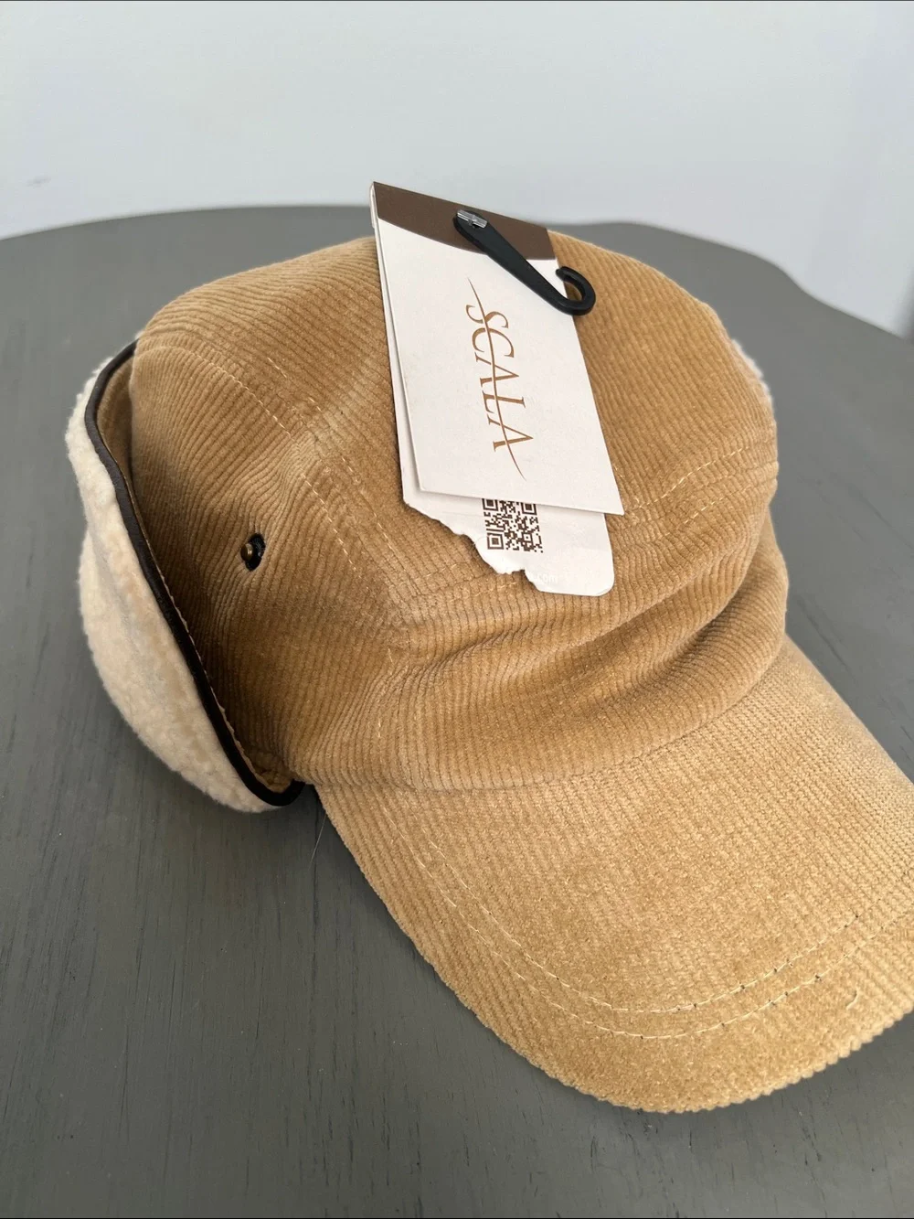 Scala corduroy cap