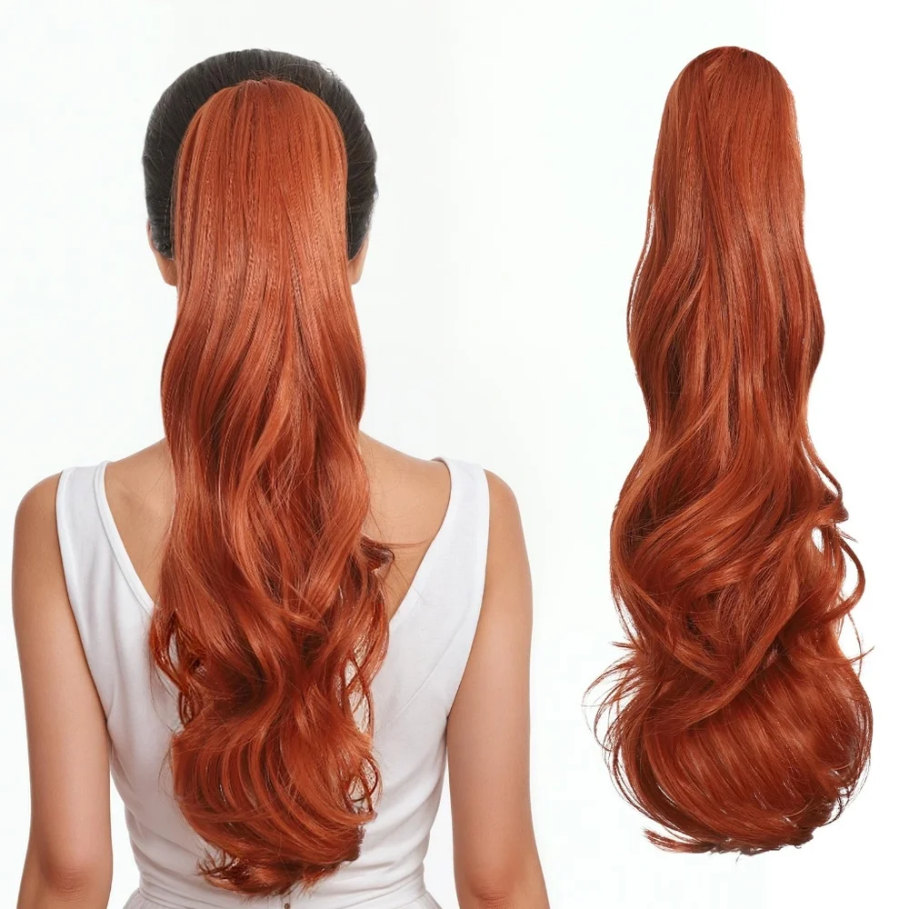 Red Ponytail Extension, 22