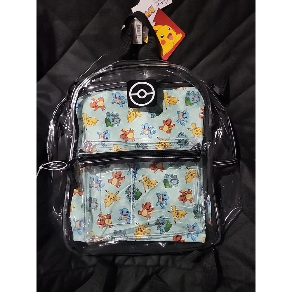 Pokemon‎ Clear Backpack With Removable Sleeve Missing Fun Pack