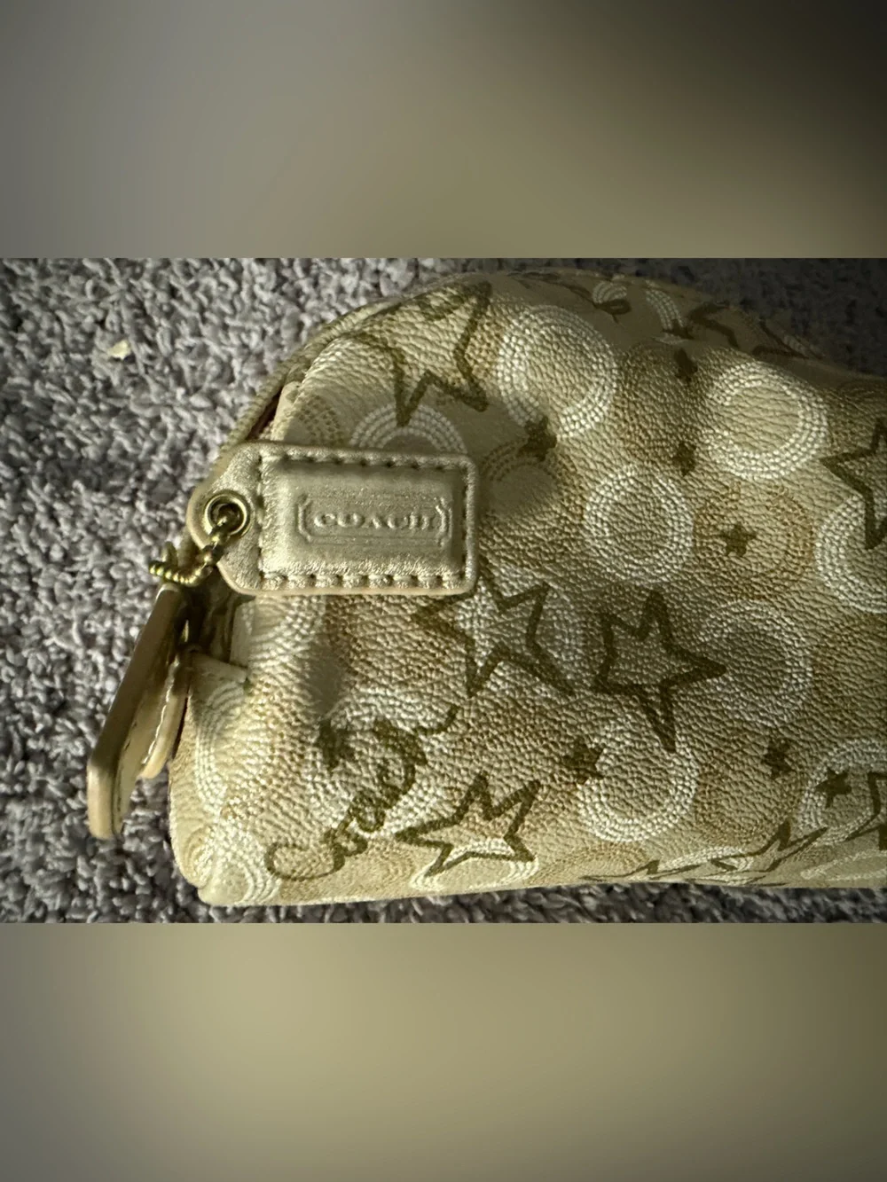 Coach cosmetic pouch
