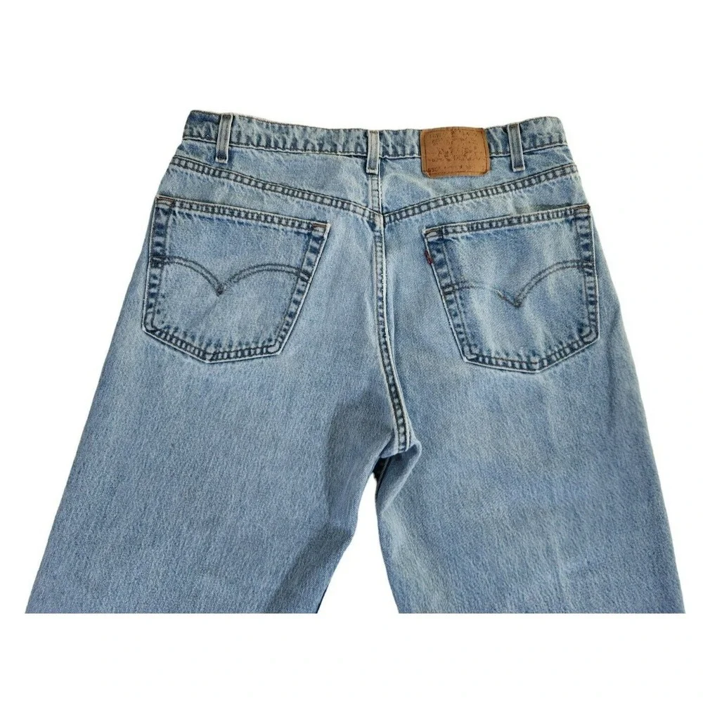 Vintage 90s Levis 550 Relaxed Fit Jeans Mens 38x32 (Fits 36x32) Blue Baggy Denim