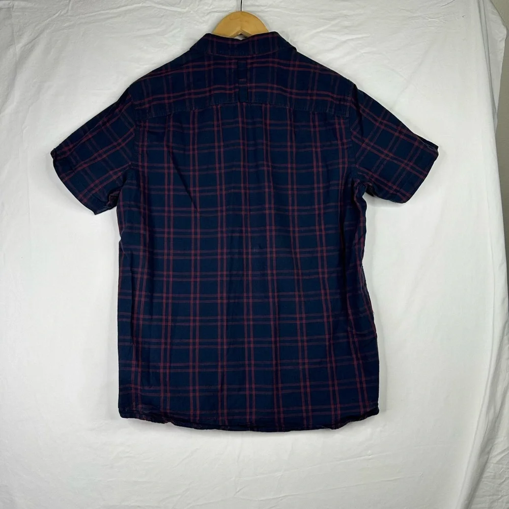 THE NORTH FACE Shirt‎ Mens Plaid Gingham Lined Flannel Button Down Cotton Size M