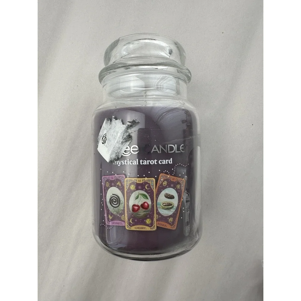 Yankee Candle Mystical Tarot Card Large Jar - NEW 22oz