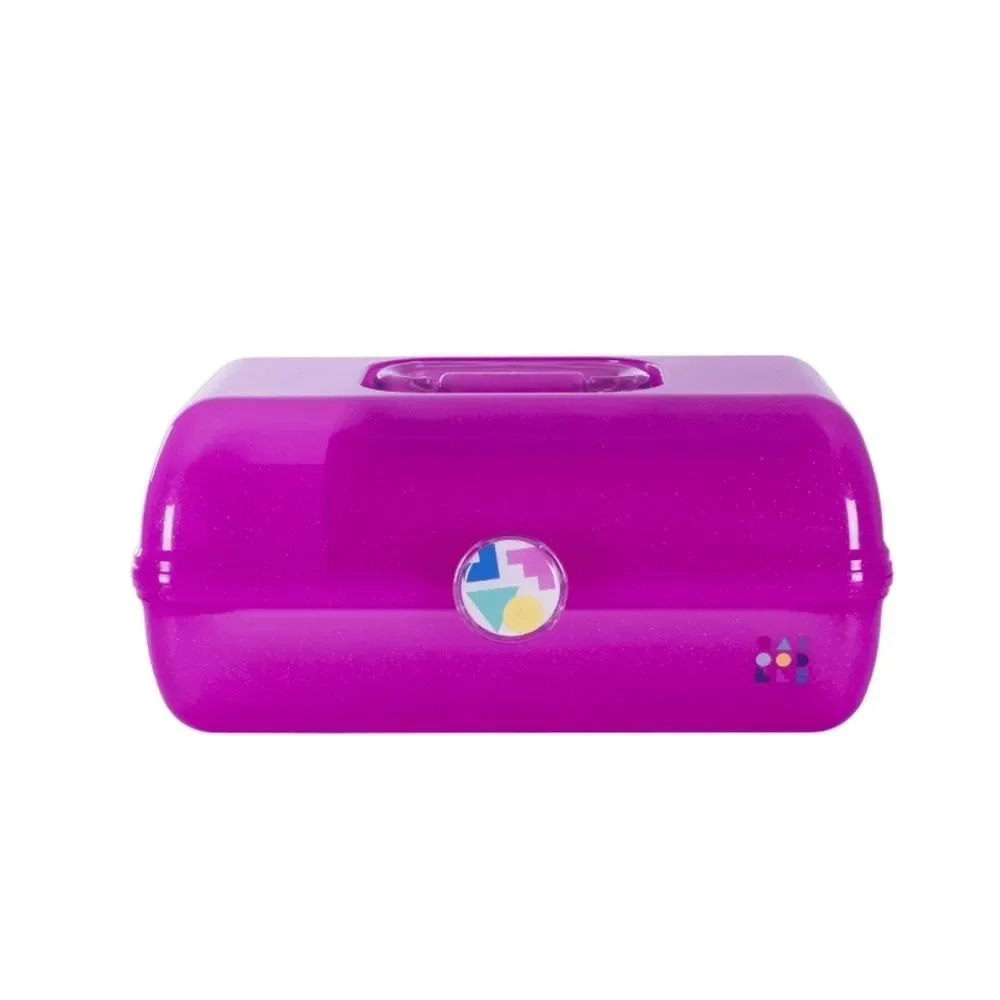 Caboodles Vintage On The Go Classic Cosmetic Case-‎ Pink Sparkle