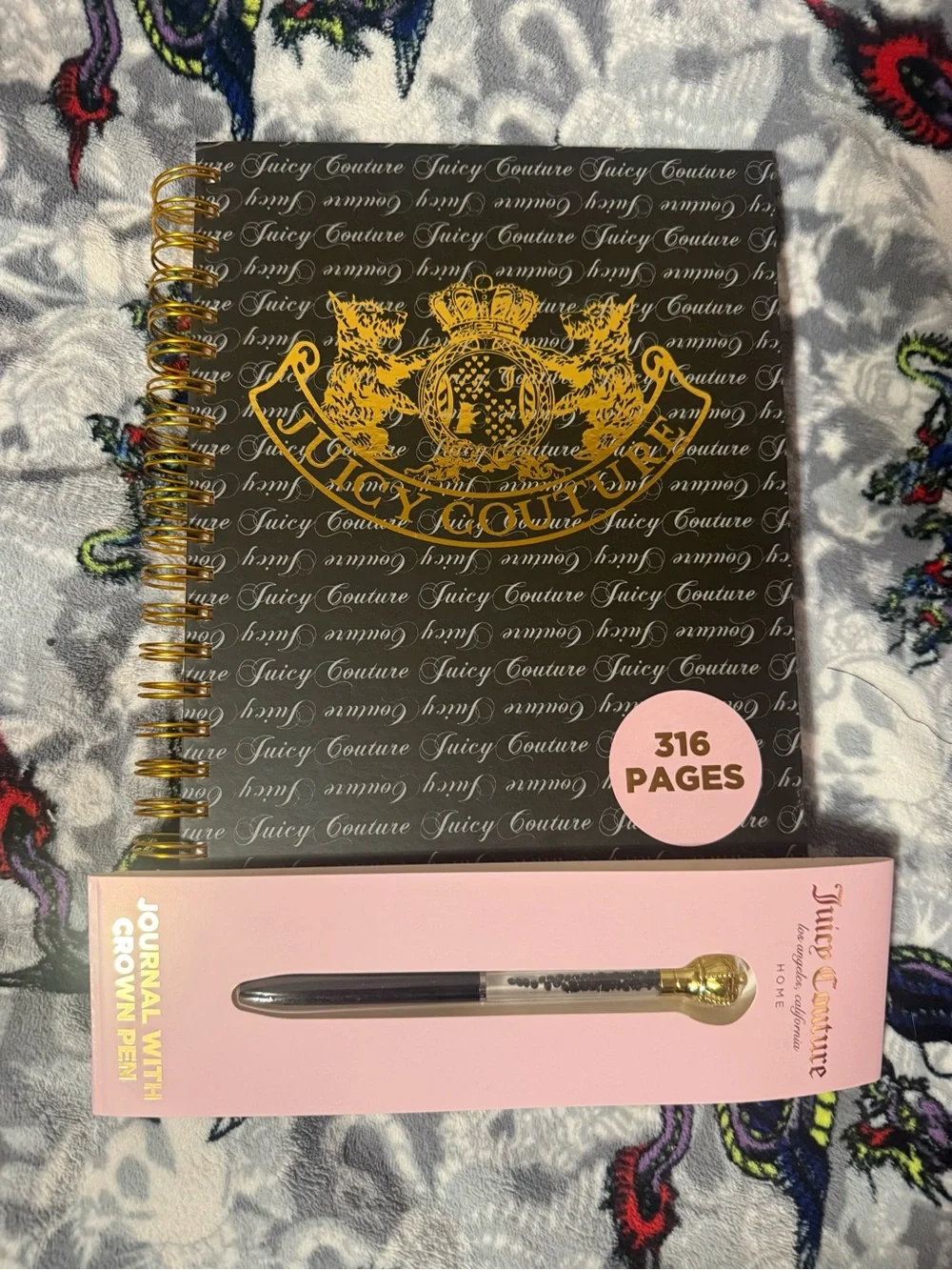 Juicy Couture spiral bound