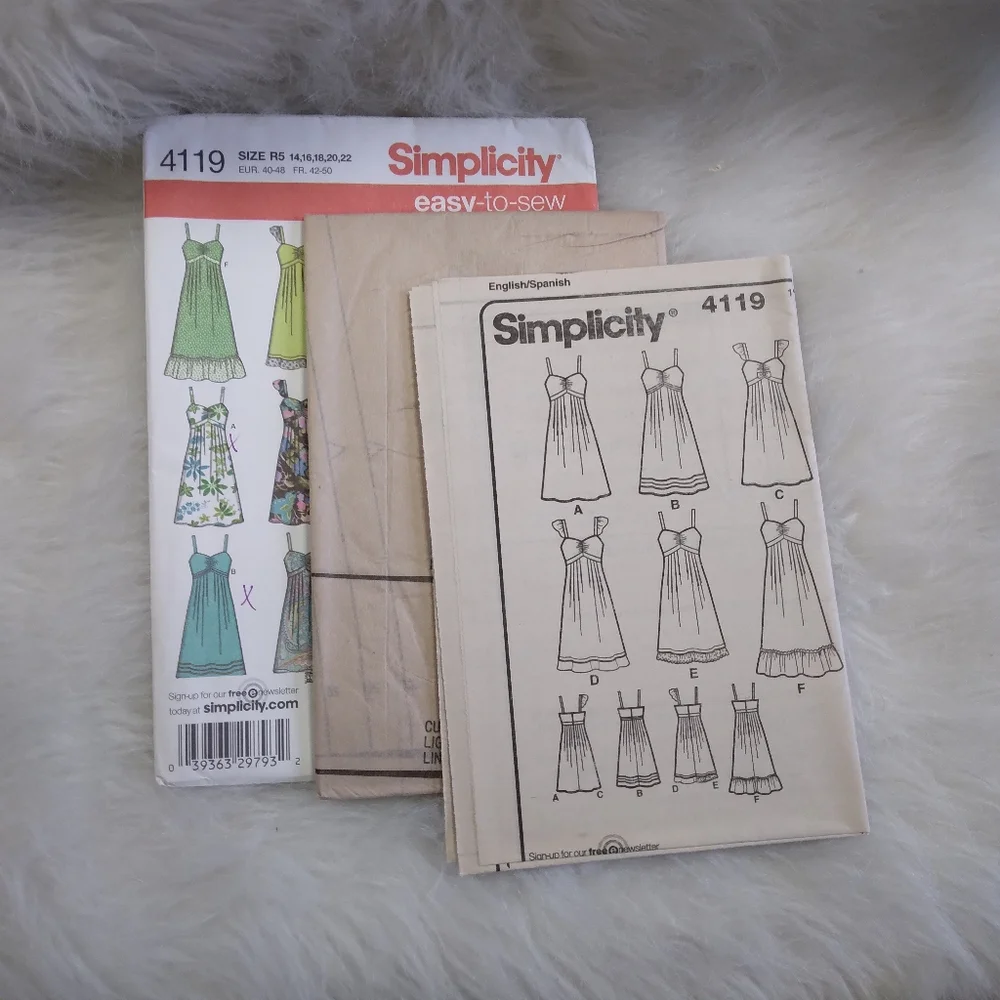 Simplicity 4119 sz