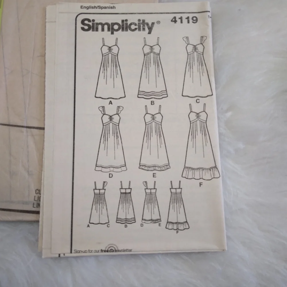 Simplicity 4119 sz