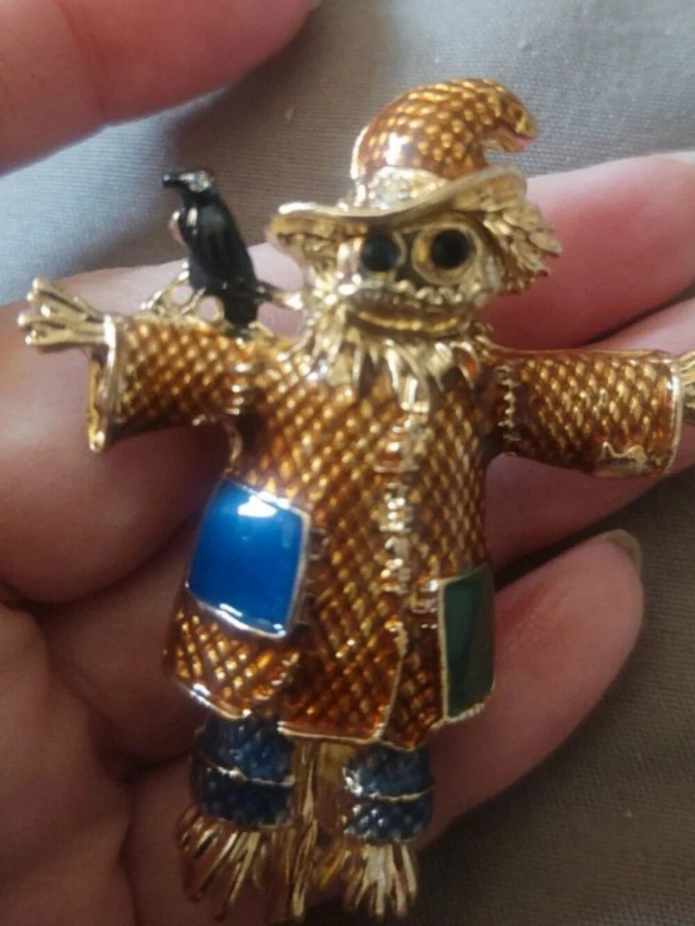 N/A playful scarecrow