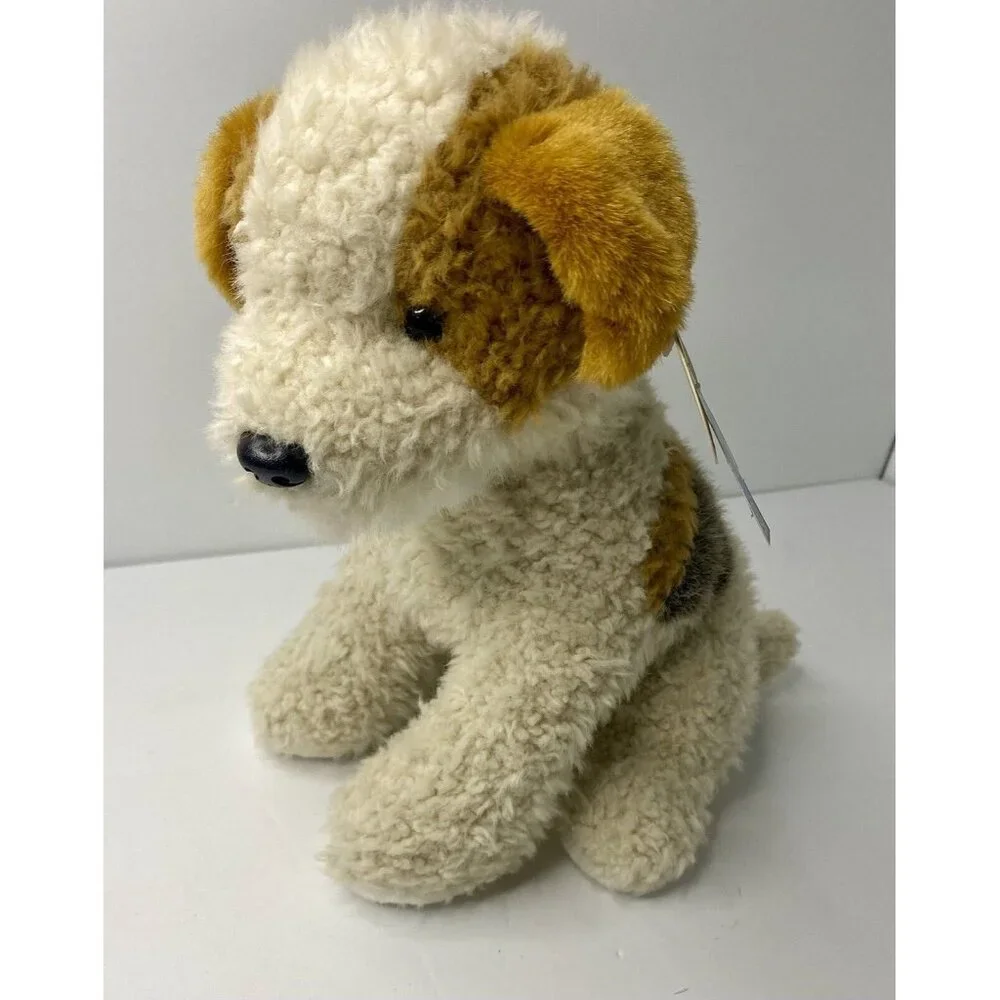 Jaag Fox‎ Terrier Puppy Dog 12” Sitting Plush Stuffed Animal