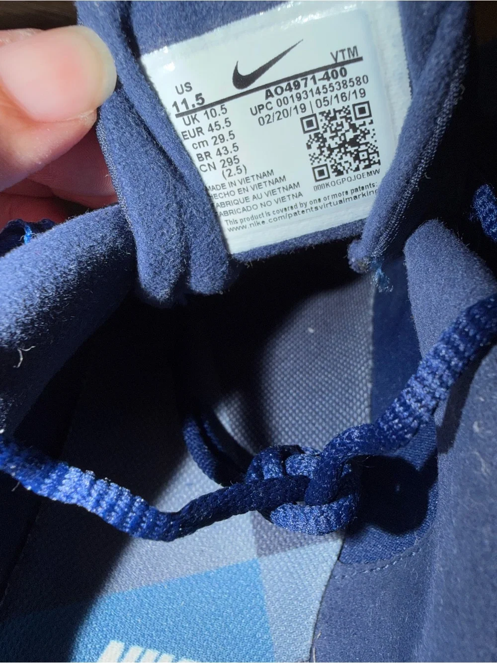 Nike overall men’s size