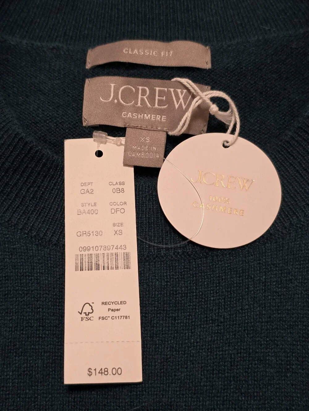 J. Crew classic fit