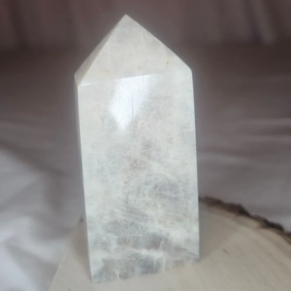 Moonstone Four Sided Tower About 3 Inches Tall 3.6oz Retail $45