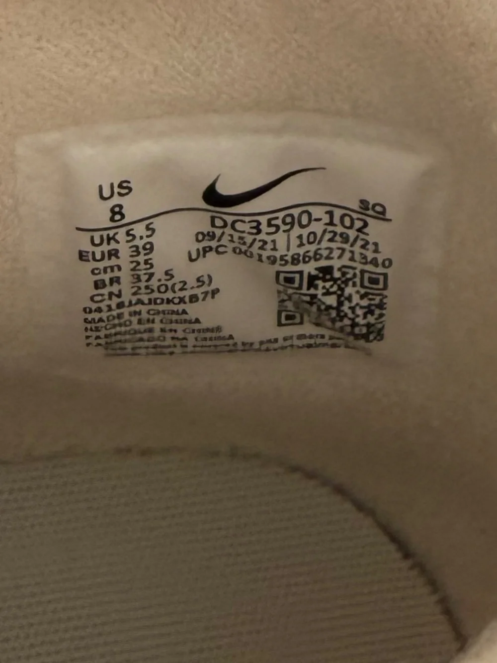 Nike hi…i’m cleaning
