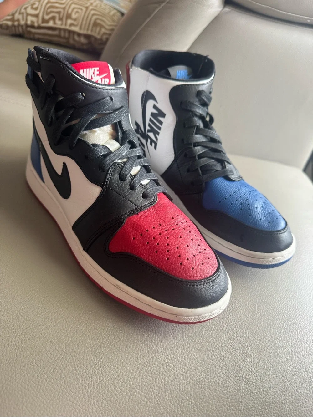 Nike Air Jordan 1 Rebel XX “Top 3” Women’s Size 8.5 – Black Red Blue White