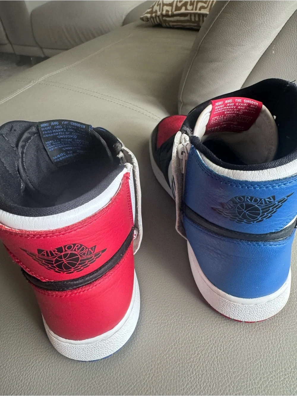 Nike Air Jordan 1 Rebel XX “Top 3” Women’s Size 8.5 – Black Red Blue White