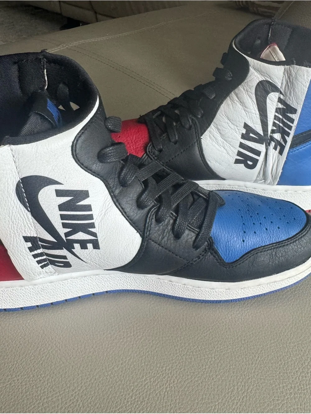 Nike Air Jordan 1 Rebel XX “Top 3” Women’s Size 8.5 – Black Red Blue White