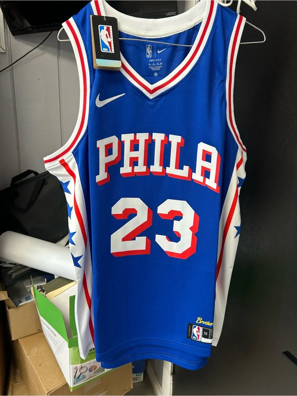 Nike Philadelphia 76ers LeBron James jersey