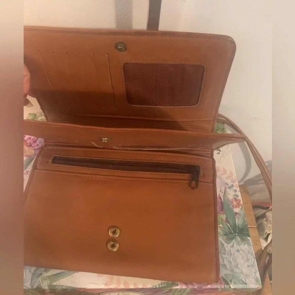 N/A leather crossbody