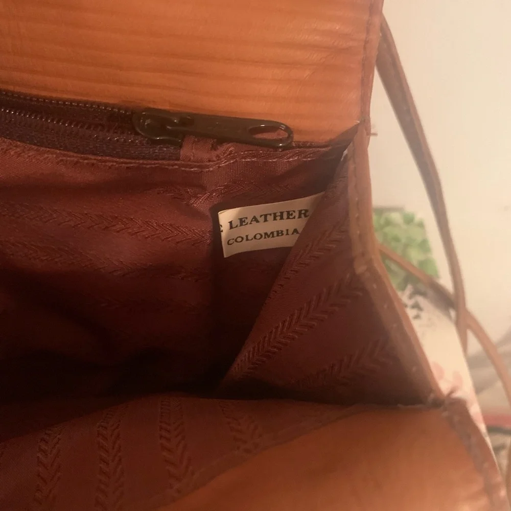 N/A leather crossbody