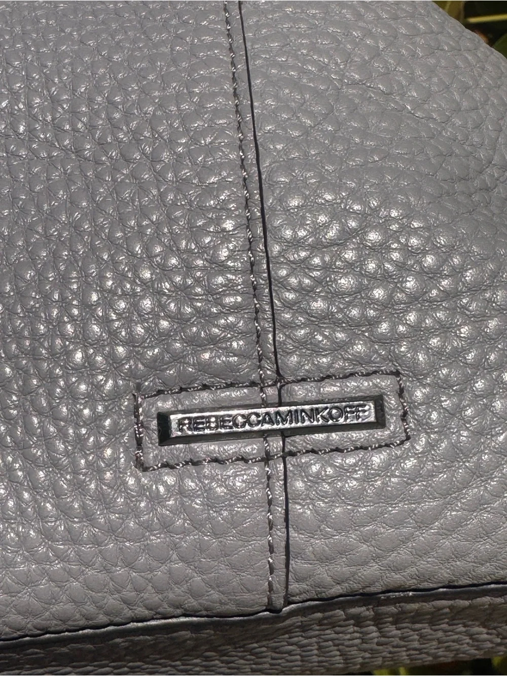 Rebecca Minkoff Soft Gray Leather Tote Bag