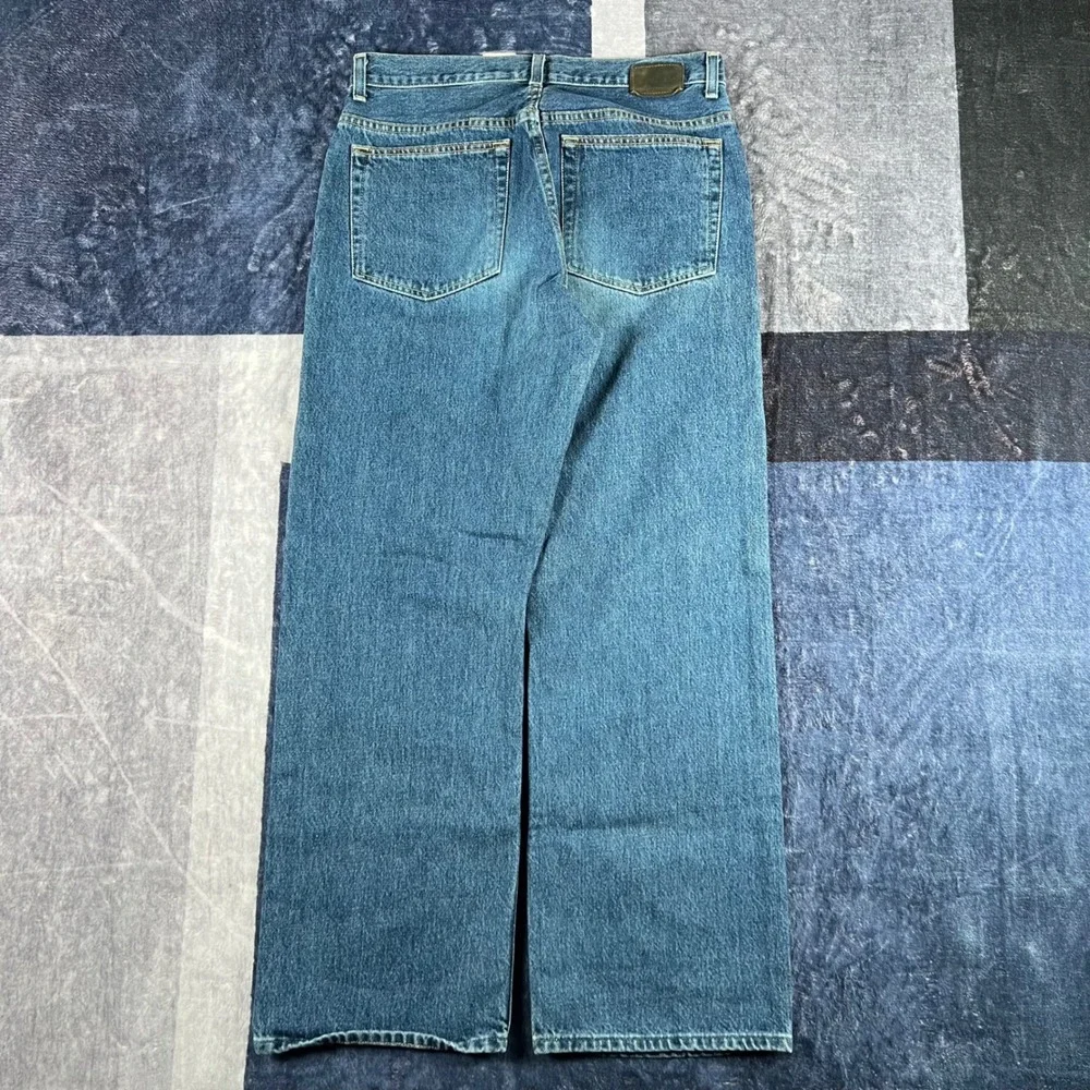 Vintage Gap Loose Fit Mens Blue Denim Jeans 32x30 Medium Wash Baggy Y2K