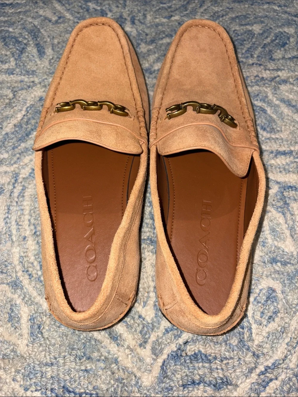 Coach refined suede