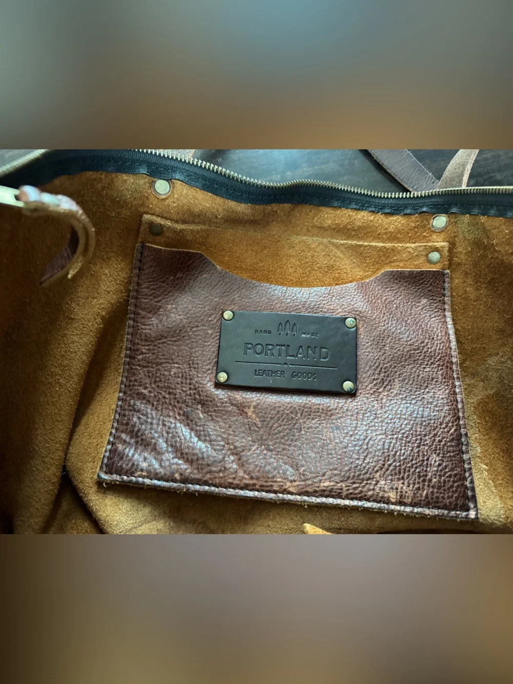 Portland Leather Goods Large Nutmeg Tote