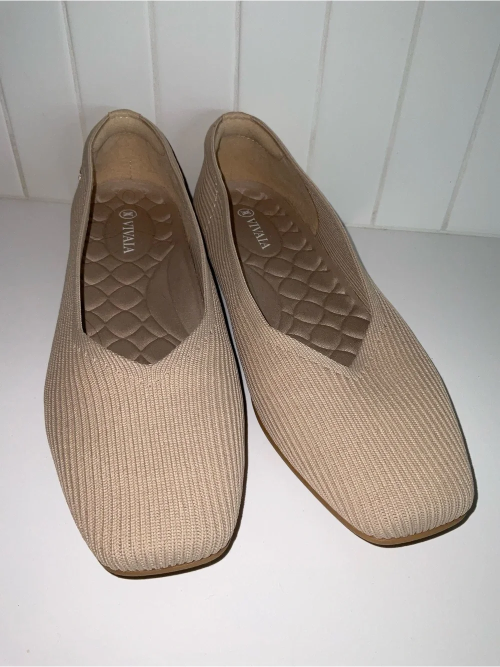 Vivaia Margot Square Toe Slip-On flats