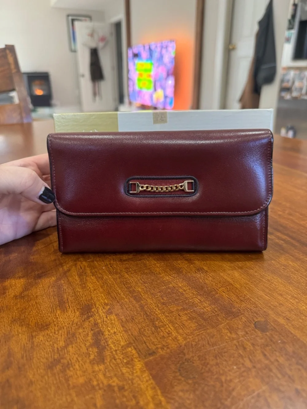 New with Original Box Vintage Princess Gardner Checkbook Wallet Change Purse