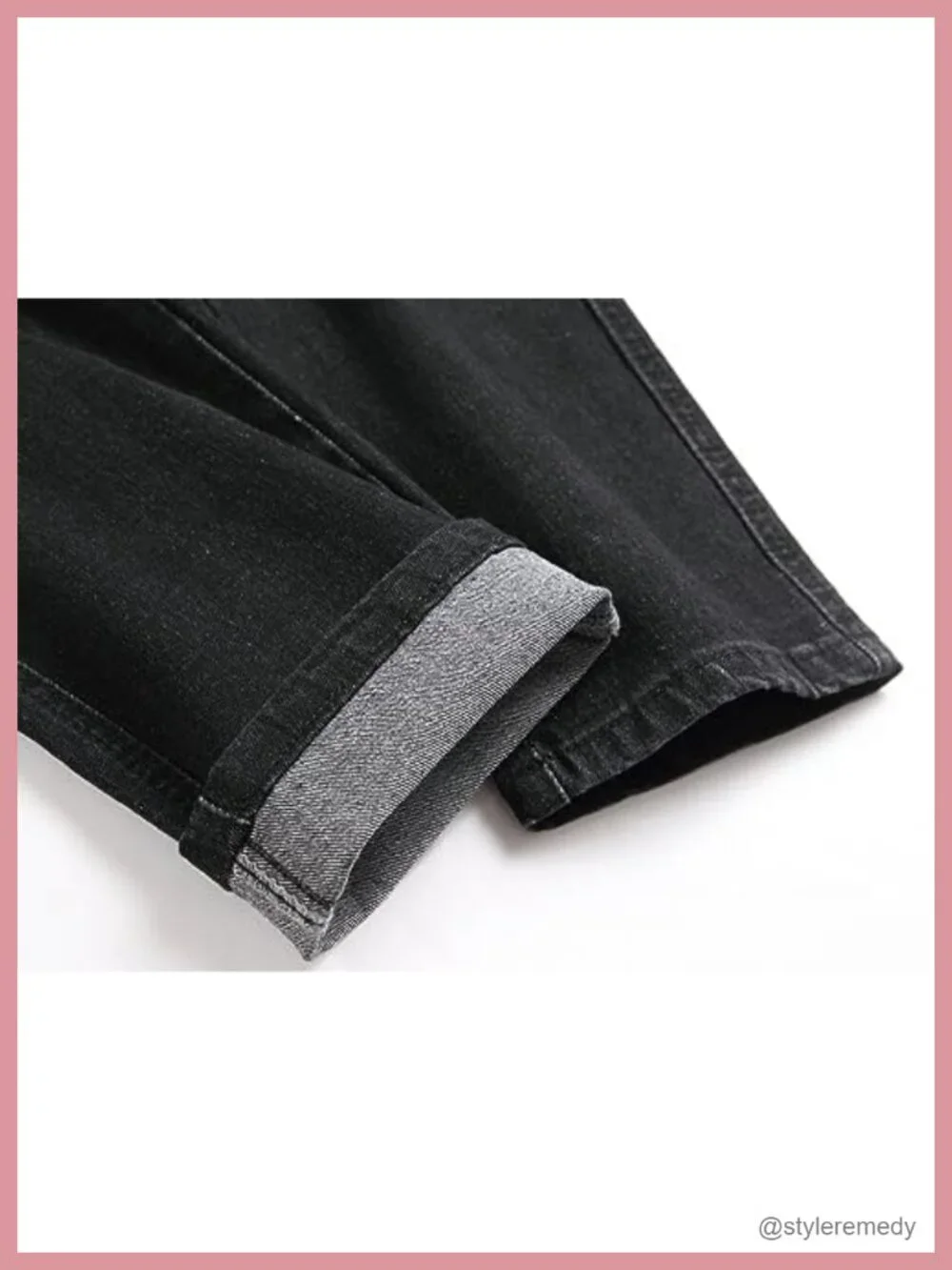 Slim Fit Stretch Jeans with Side Cargo Pockets