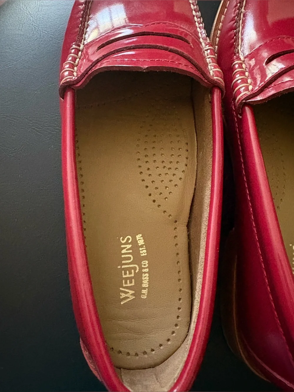 G.H. Bass & Co. glossy patent