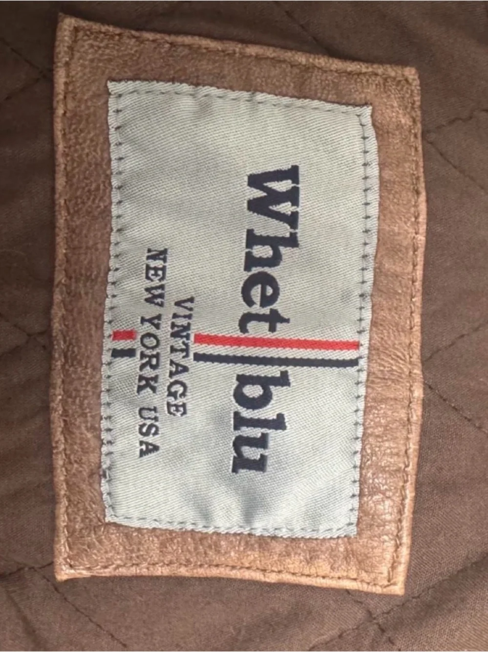 Vintage brown leather