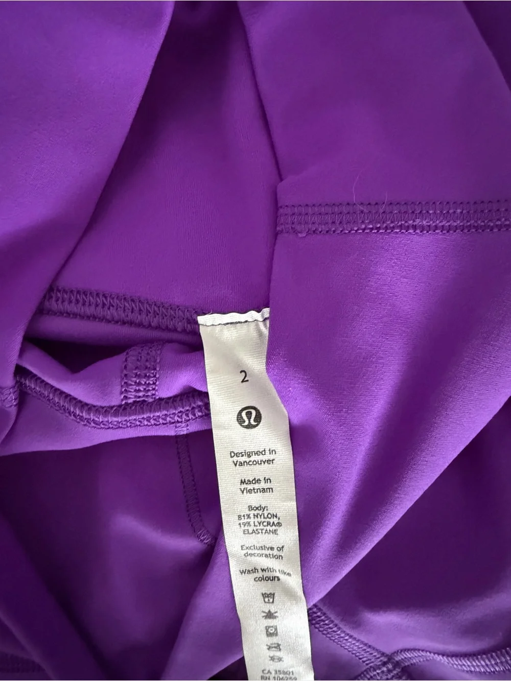 lululemon athletica size color