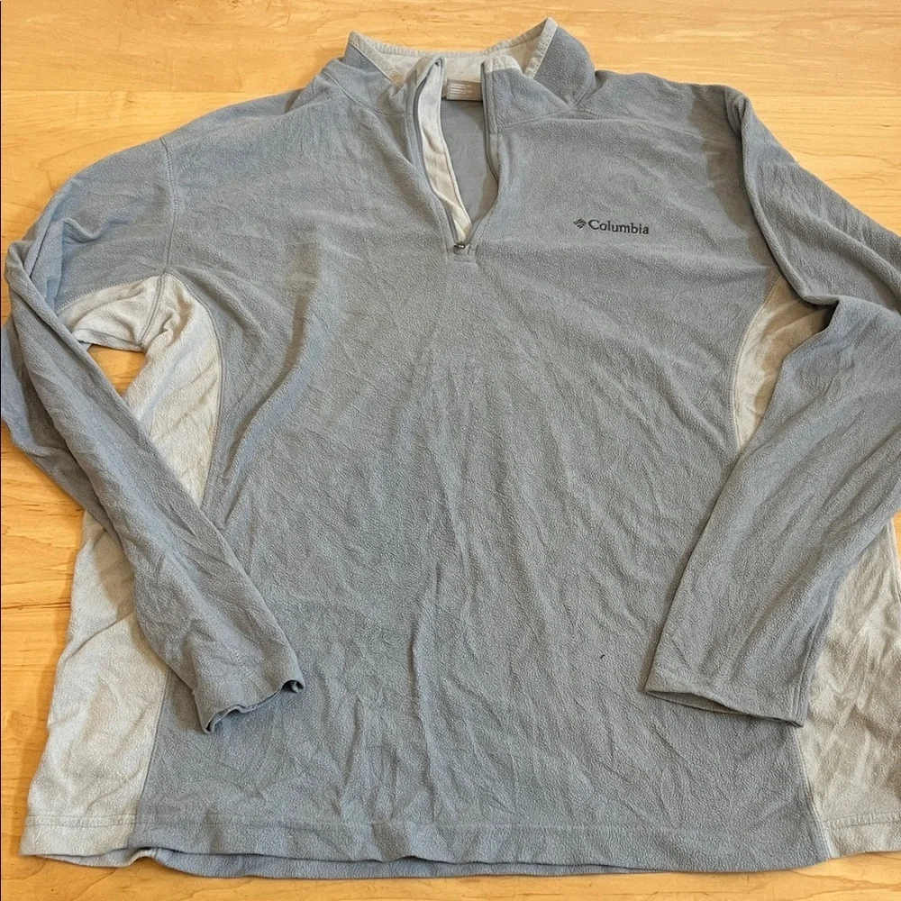 Columbia Gray Quarter-Zip Pullover