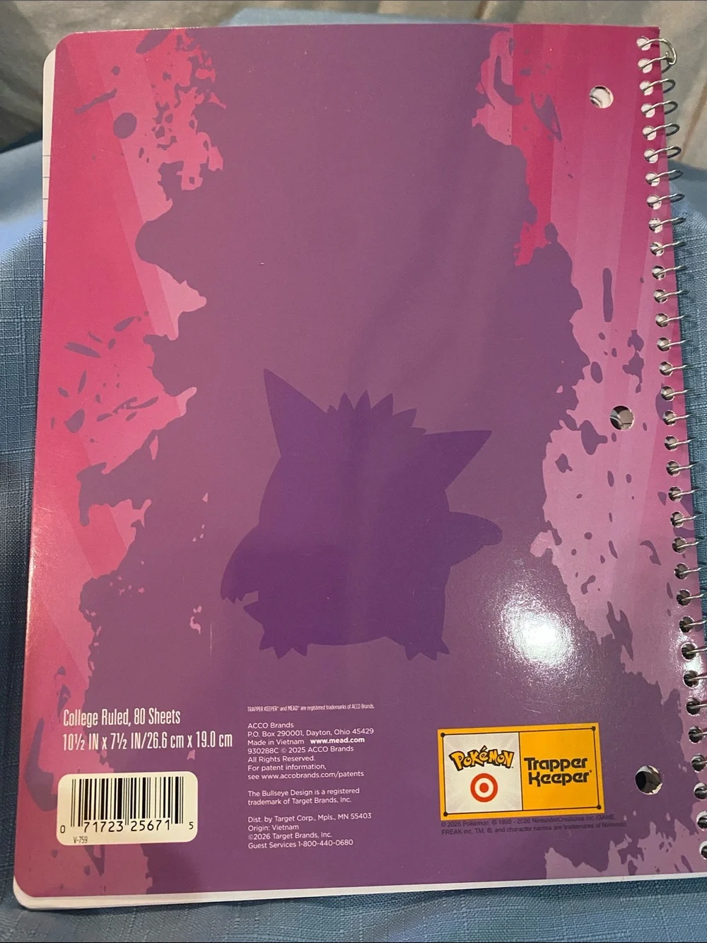 Mead trapper keeper