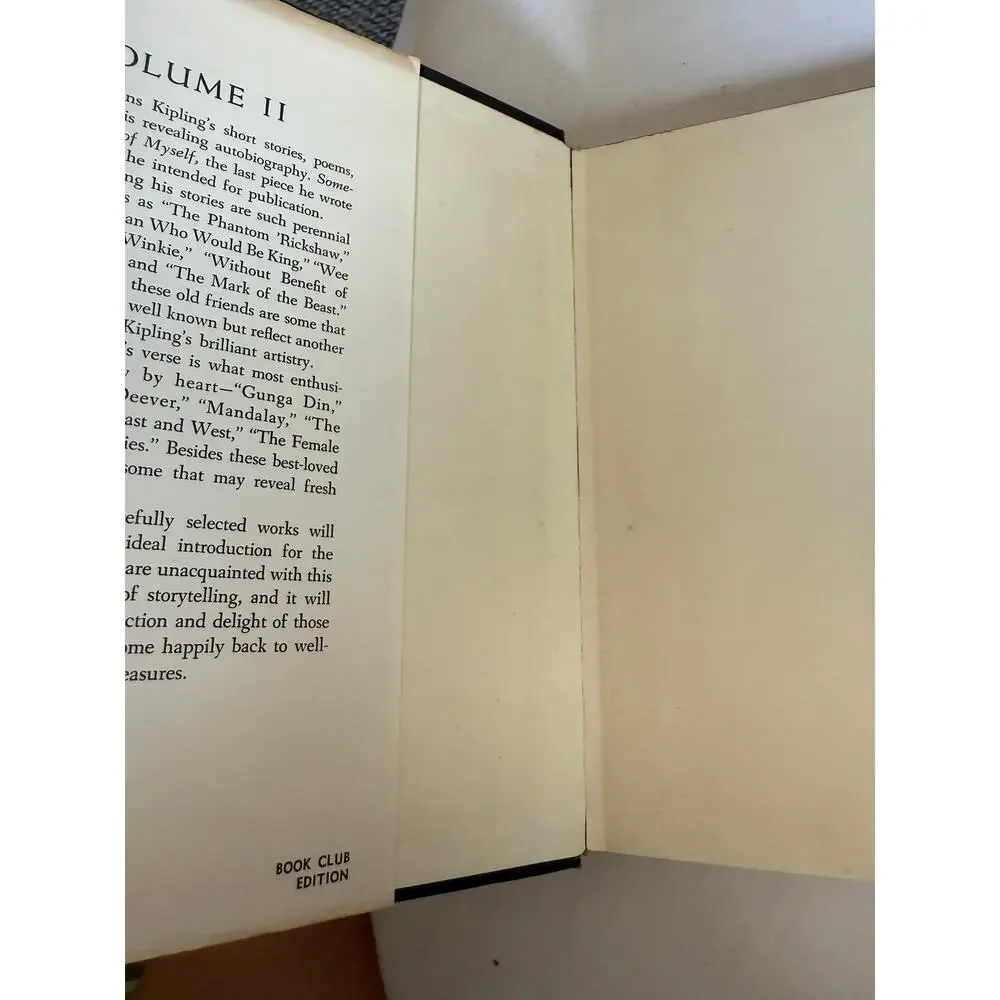 Rudyard Kipling book has