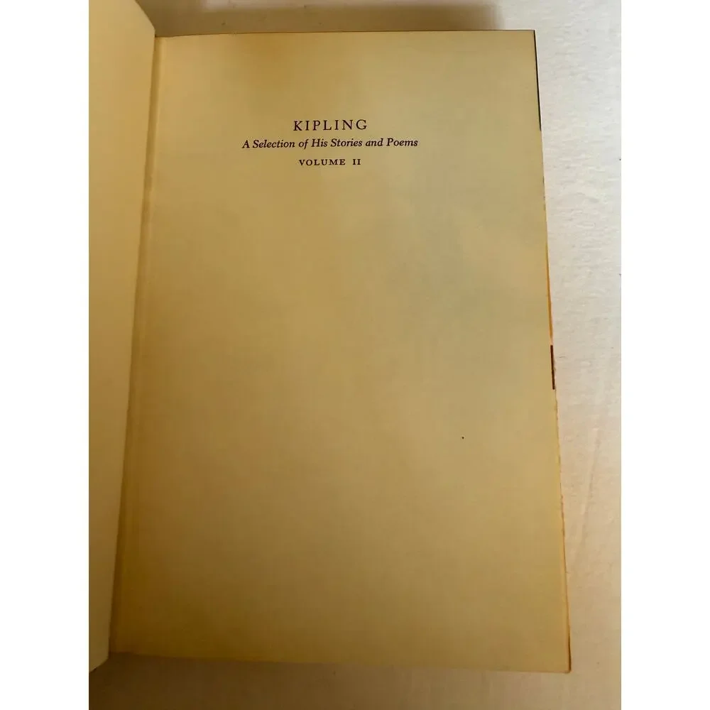 Rudyard Kipling book has