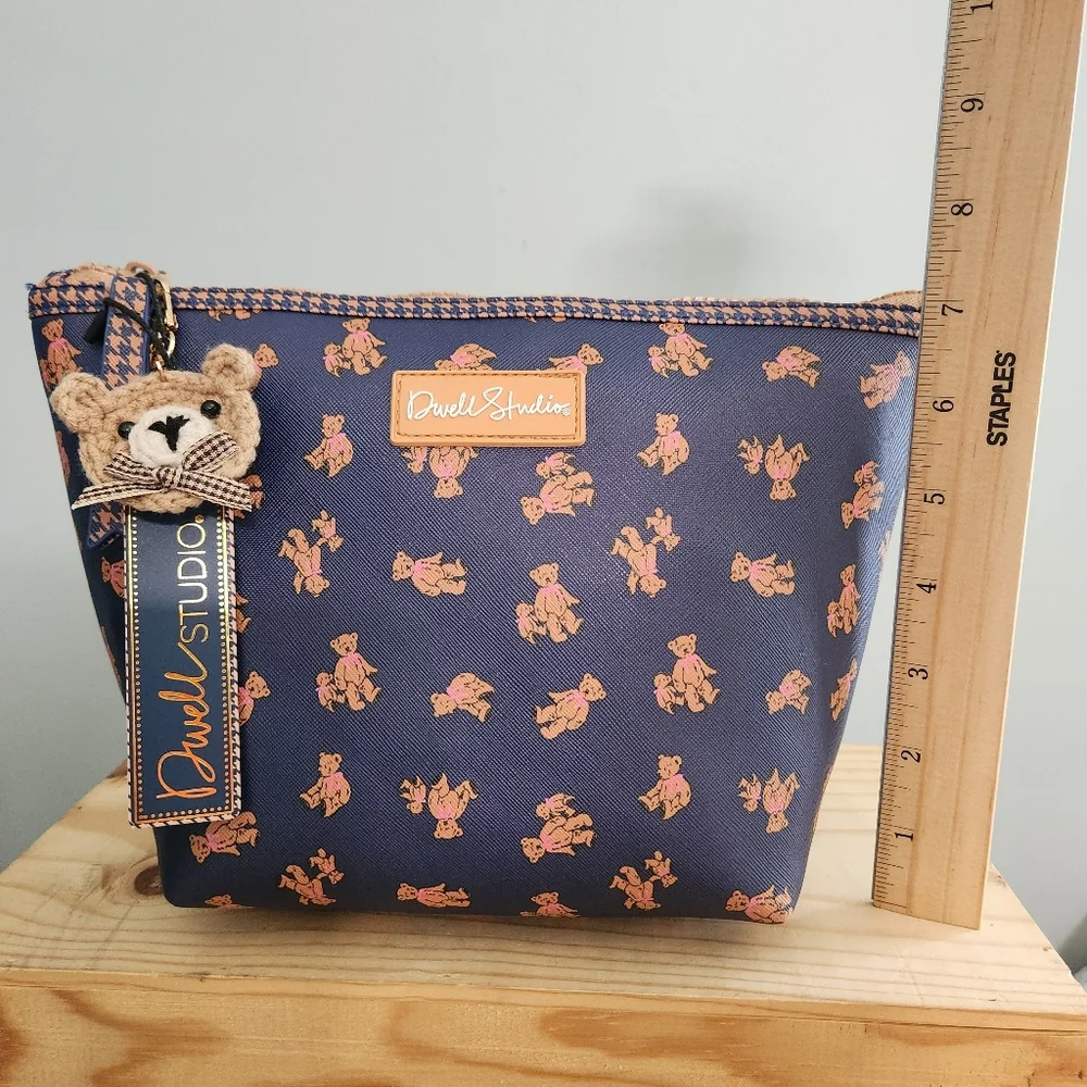 Dwell Studio navy pouch
