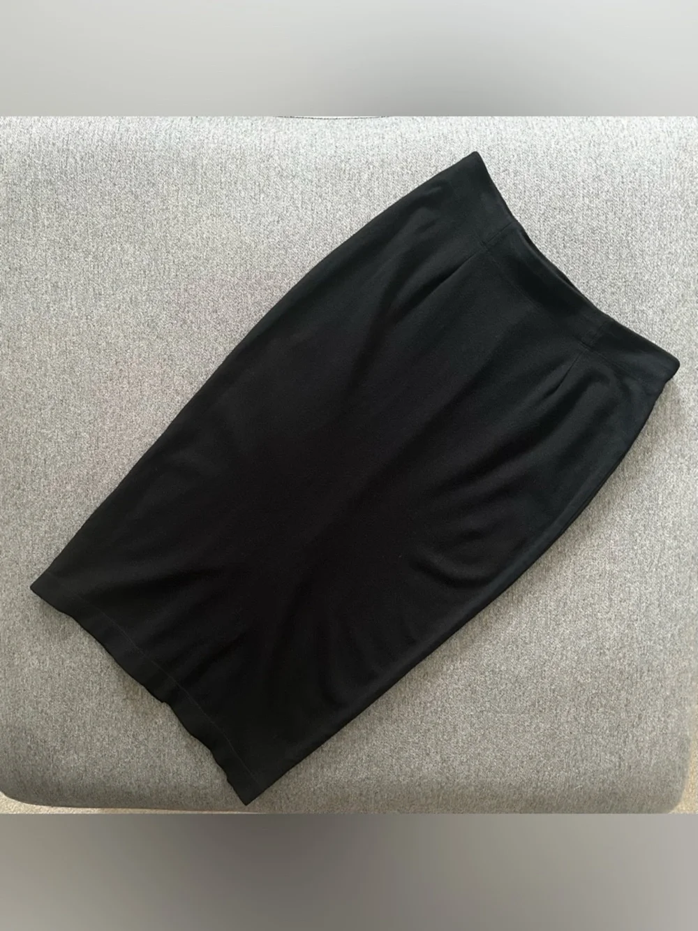 Eileen Fisher Black Wardrobe Staple Midi Skirt Small
