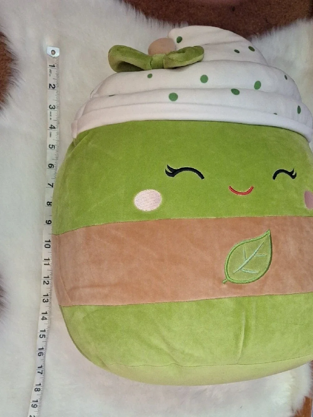 Squishmallows cute leaf