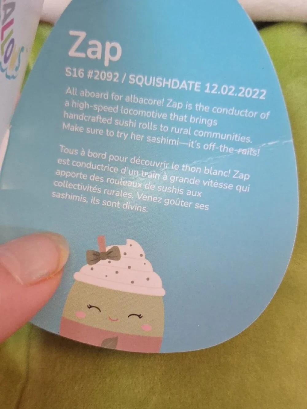 Squishmallows cute leaf